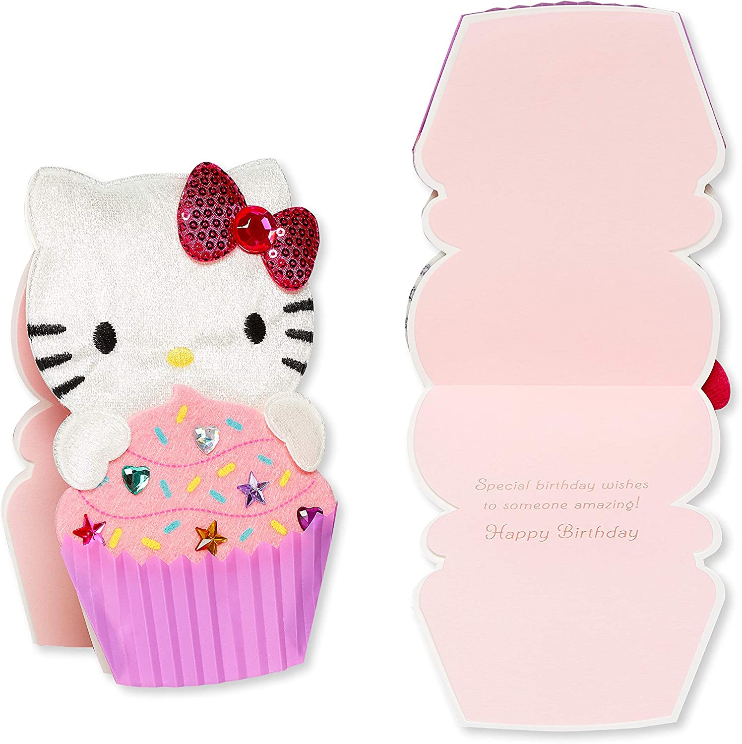 Papyrus Birthday Card for Girl (Sweet, Fun, and Sparkly) - Image 5